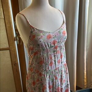 Floral Spaghetti Strap Dress